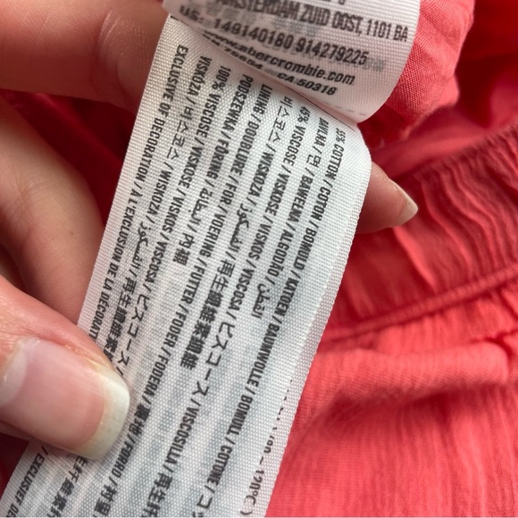 Abercrombie & Fitch Pink Skorts with Ruffled Hem size small - Picture 10 of 10